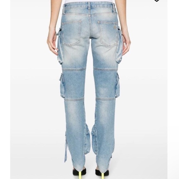 The Attico Essie cargo jeans Size 25 - Picture 2 of 5